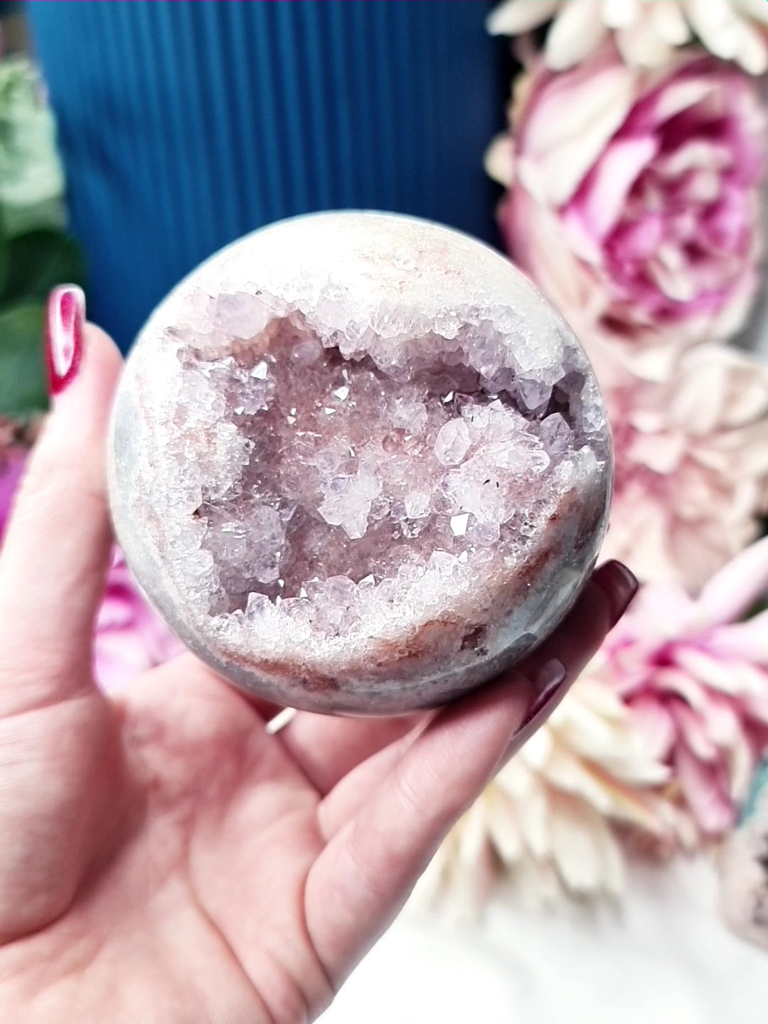 Pink Amethyst sphere *High Quality *