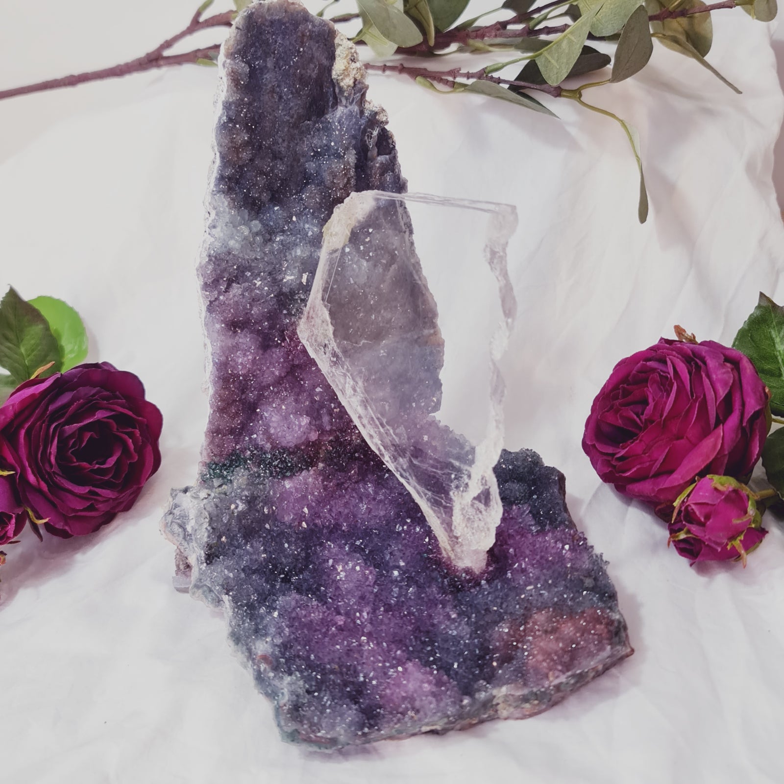 Amethyst & Selenite