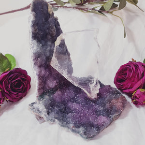 Amethyst & Selenite