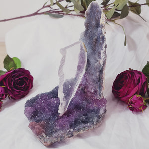 Amethyst & Selenite