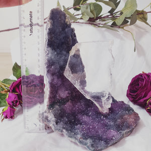 Amethyst & Selenite