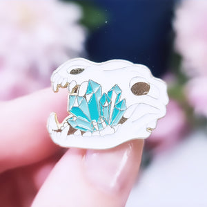 Enamel pins. Crystal Skull Edition