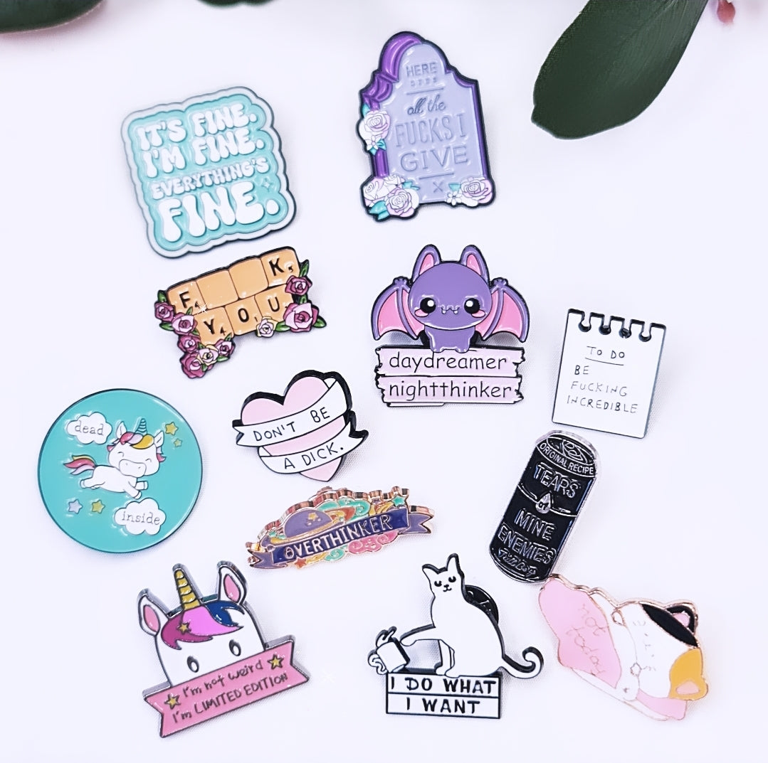 Enamel Pins - Silly Edition