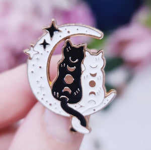 Enamel Pins: Astro Cats