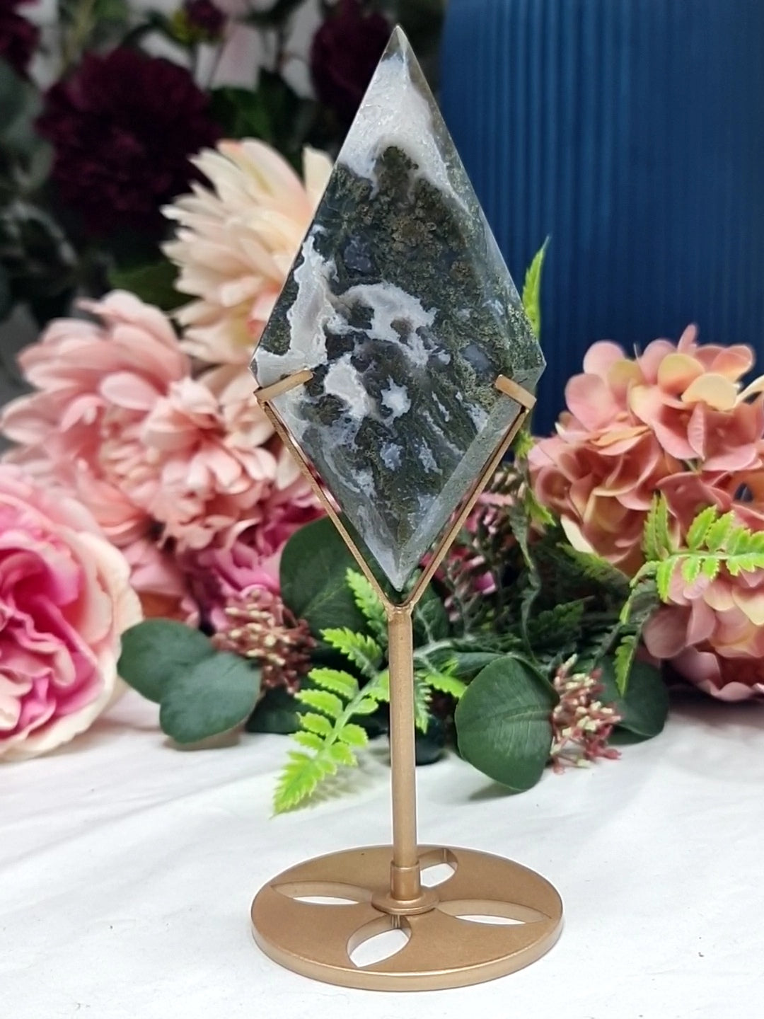 Moss Agate Diamond #D