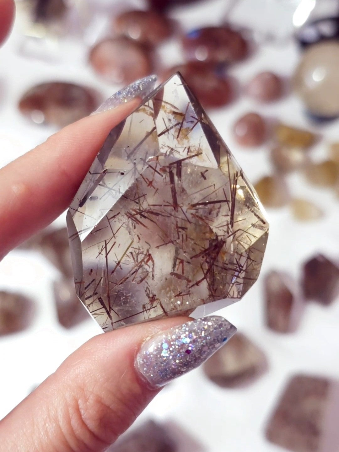 Red Rutilated Quartz #1