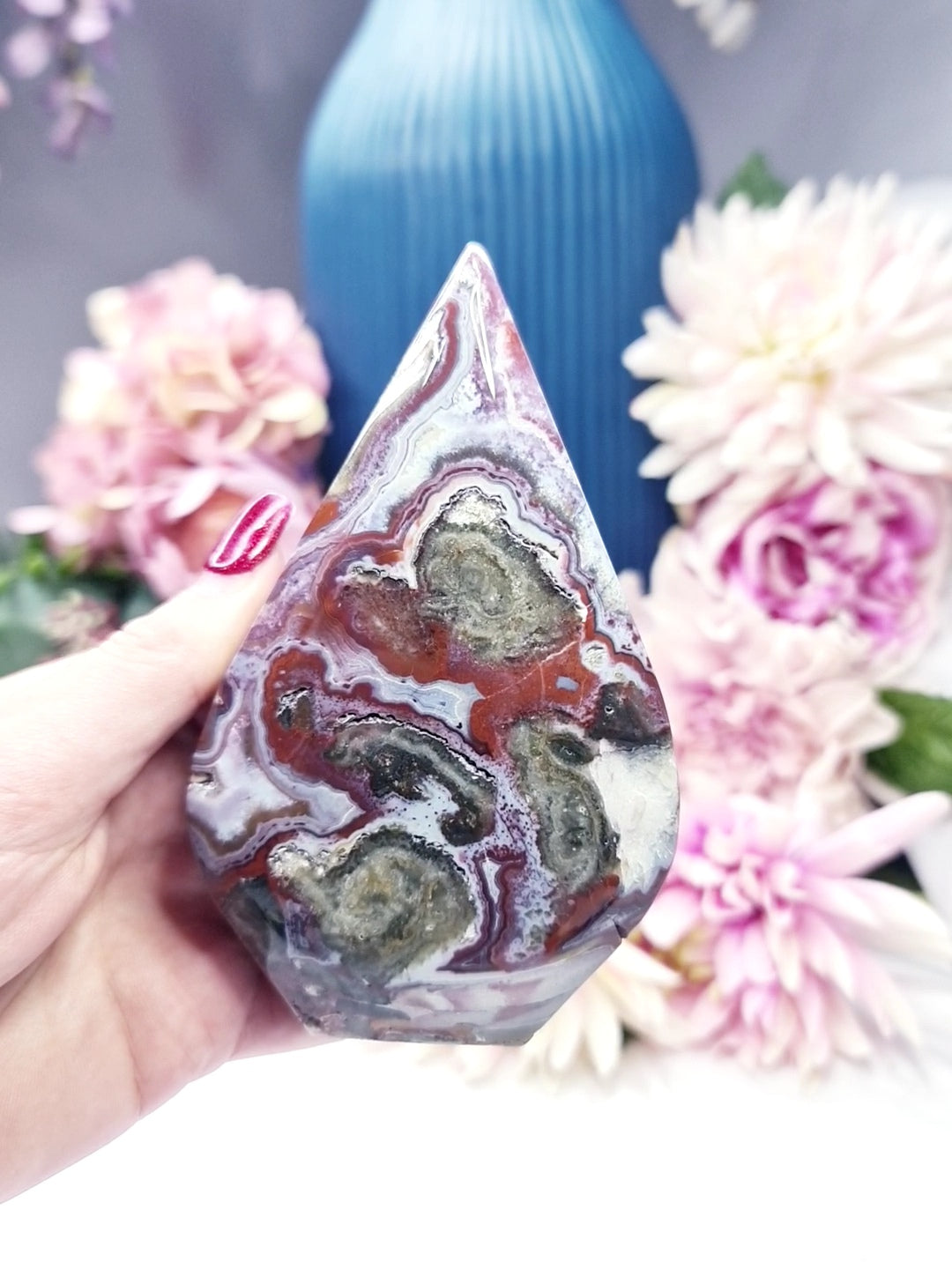 Mexican Crazy Lace Agate Flame