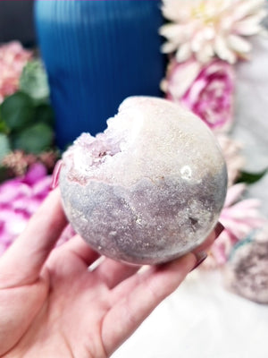 Pink Amethyst sphere *High Quality *