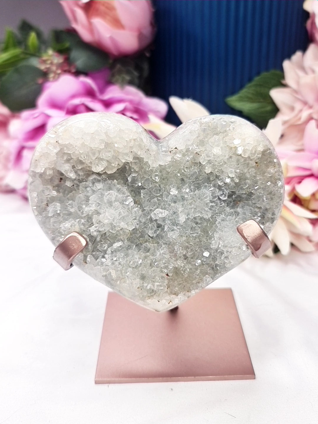 Quartz Heart Carving