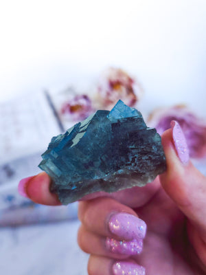 Blue Fluorite specemin. High Quality. Rare. #14