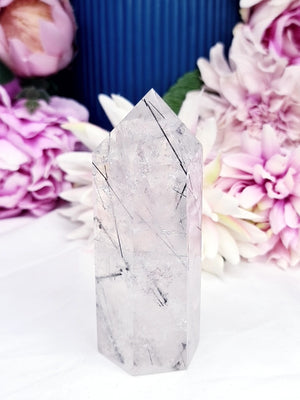 SUPER High Quality Black Tourmaline in Quartz