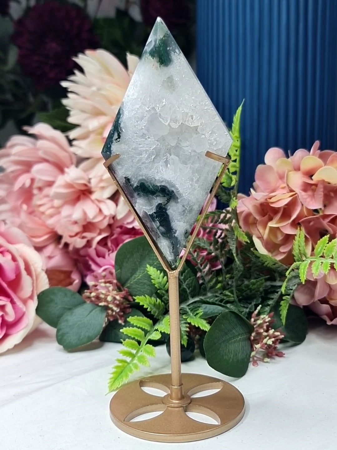 Moss Agate Diamond #F