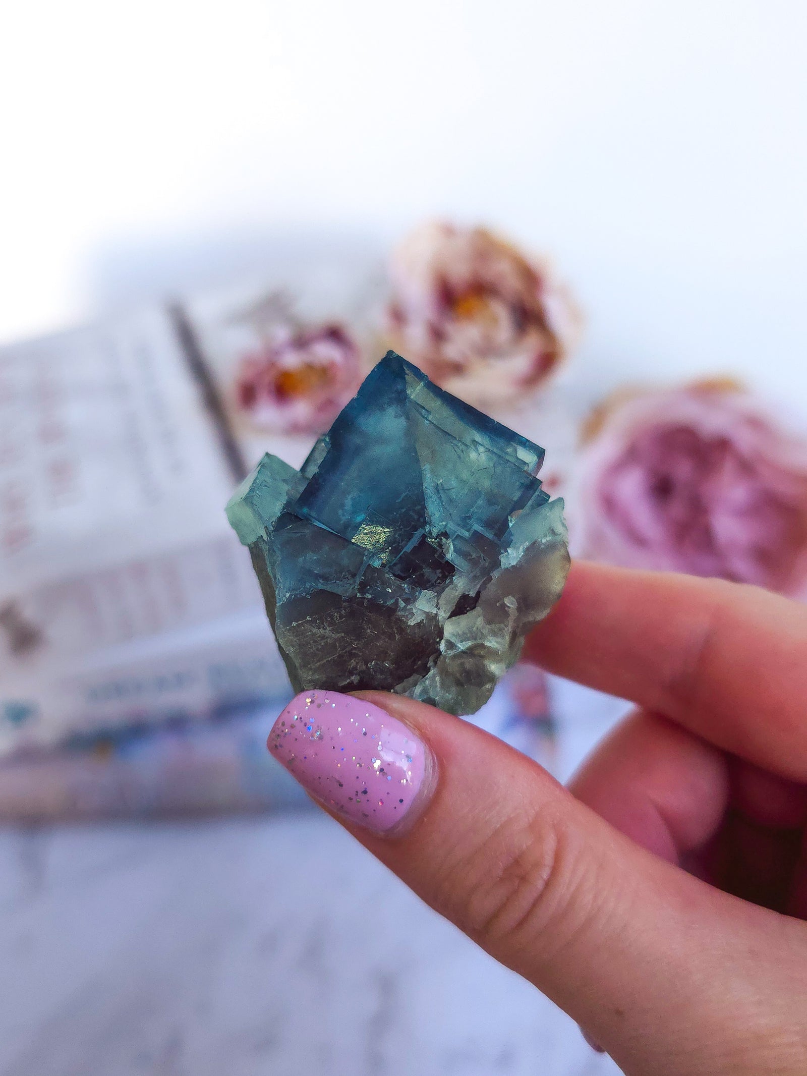 Blue Fluorite specemin. High Quality. Rare. #3