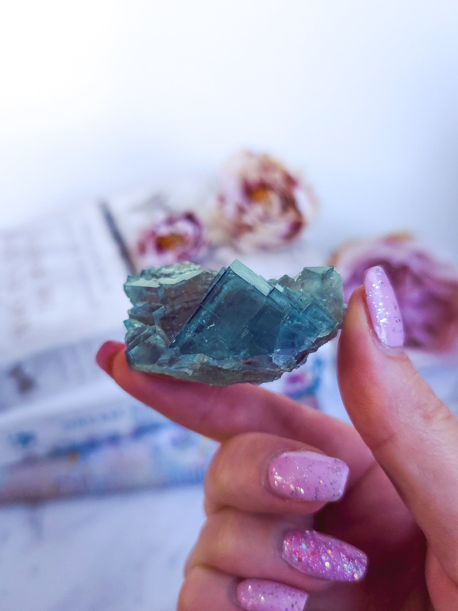 Blue Fluorite specemin. High Quality. Rare. #14