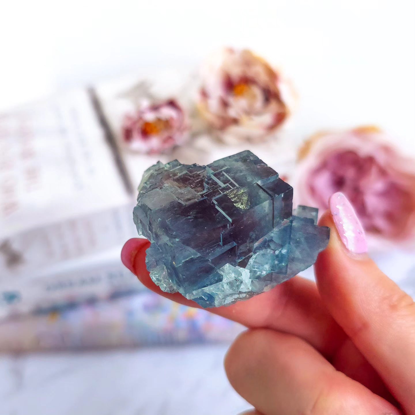 Blue Fluorite specemin. High Quality. Rare. #4