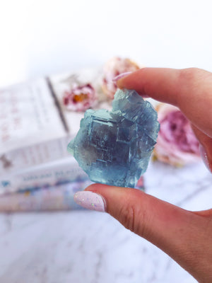 Blue Fluorite specemin. High Quality. Rare. #4