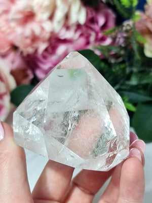 Clear quartz freeform