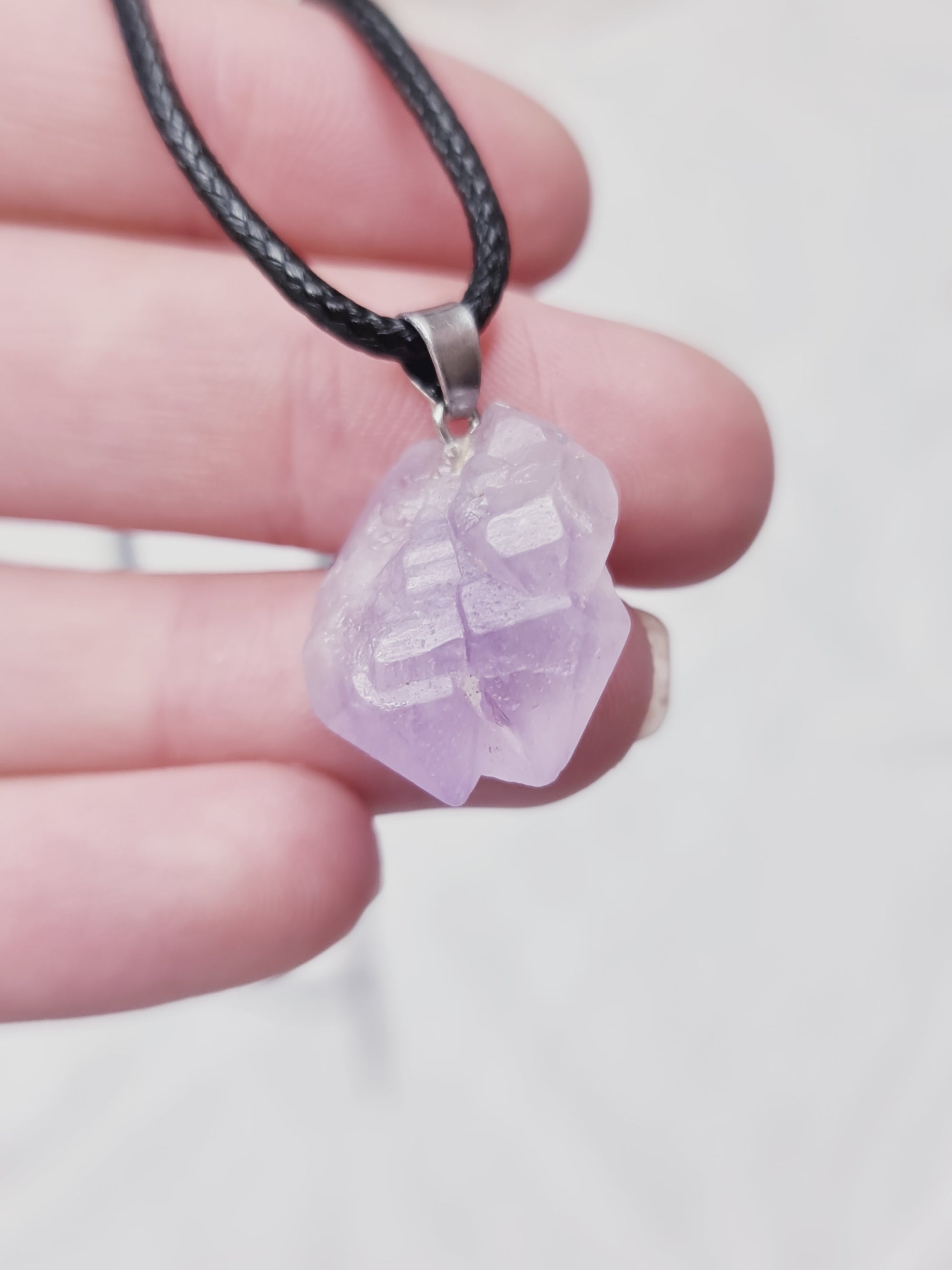 Amethyst Natural Point Necklace