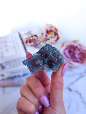 Blue Fluorite specemin. High Quality. Rare. #6