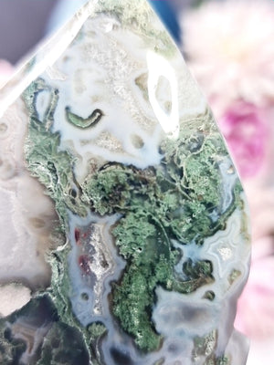 Moss Agate Flame
