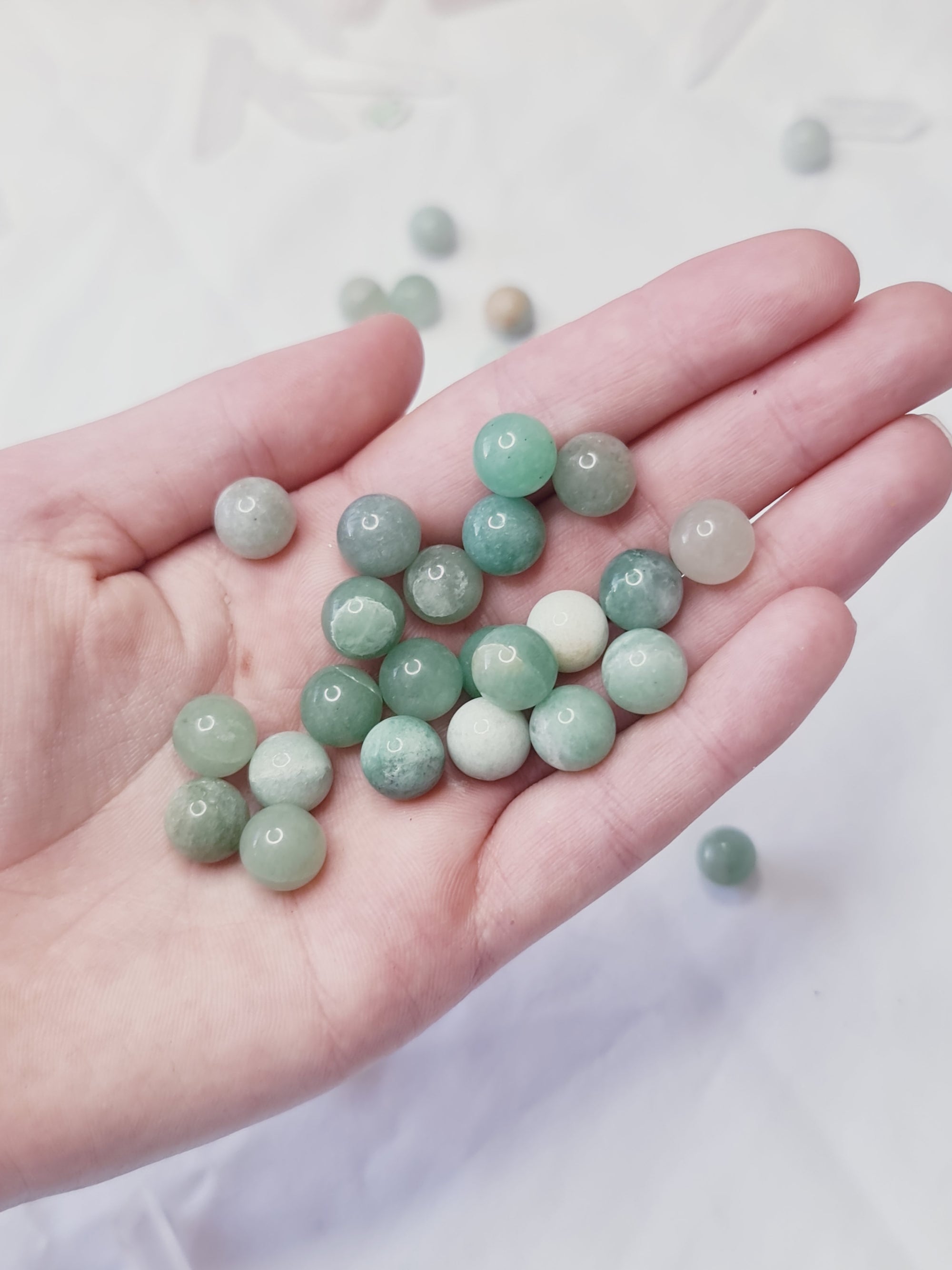 Mini Spheres - Green Aventurine