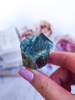 Blue Fluorite specemin. High Quality. Rare. #3