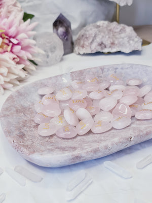 Pink Amethyst Shallow Bowl or Tray