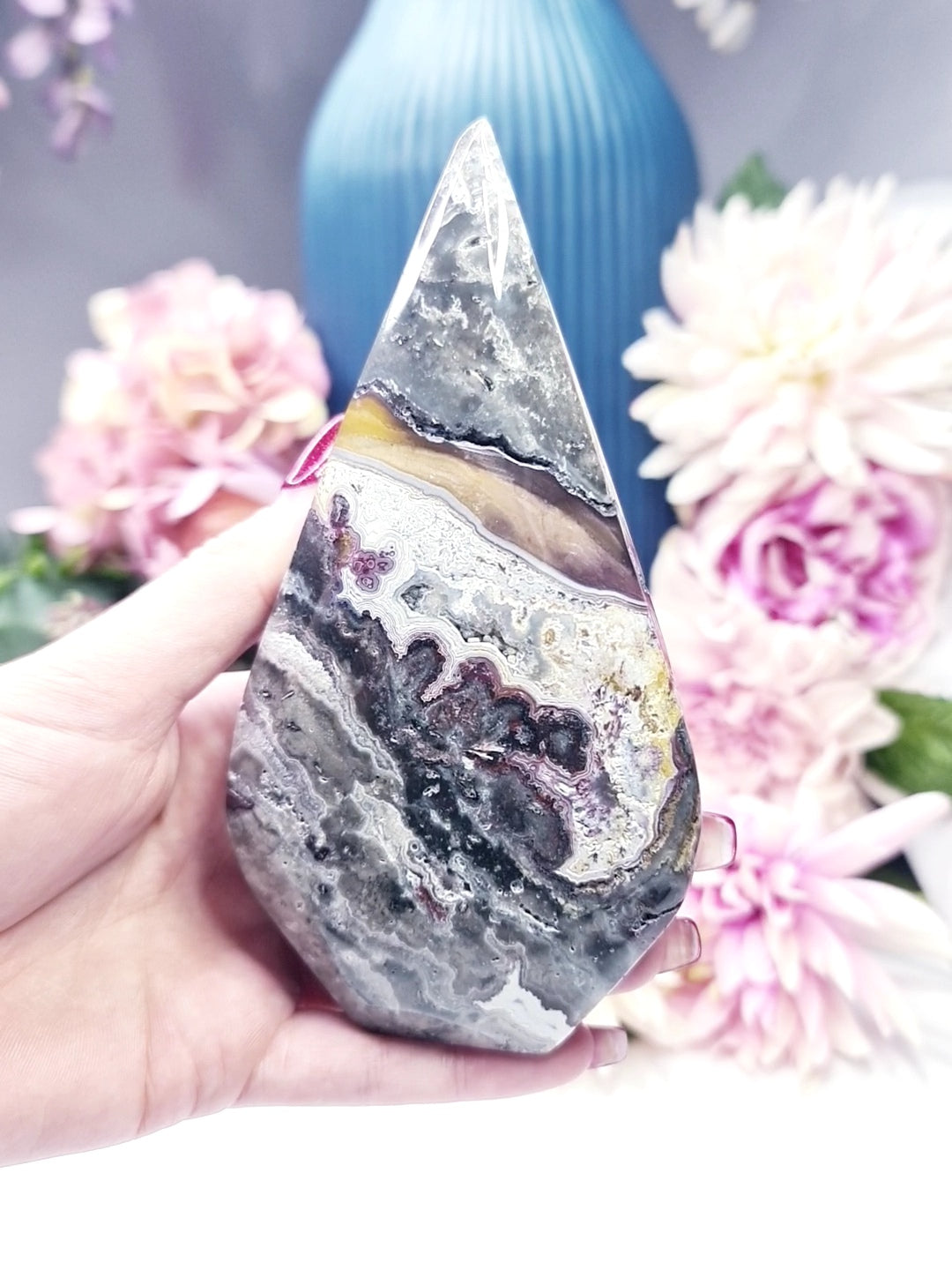 Mexican Crazy Lace Agate Flame Outcast