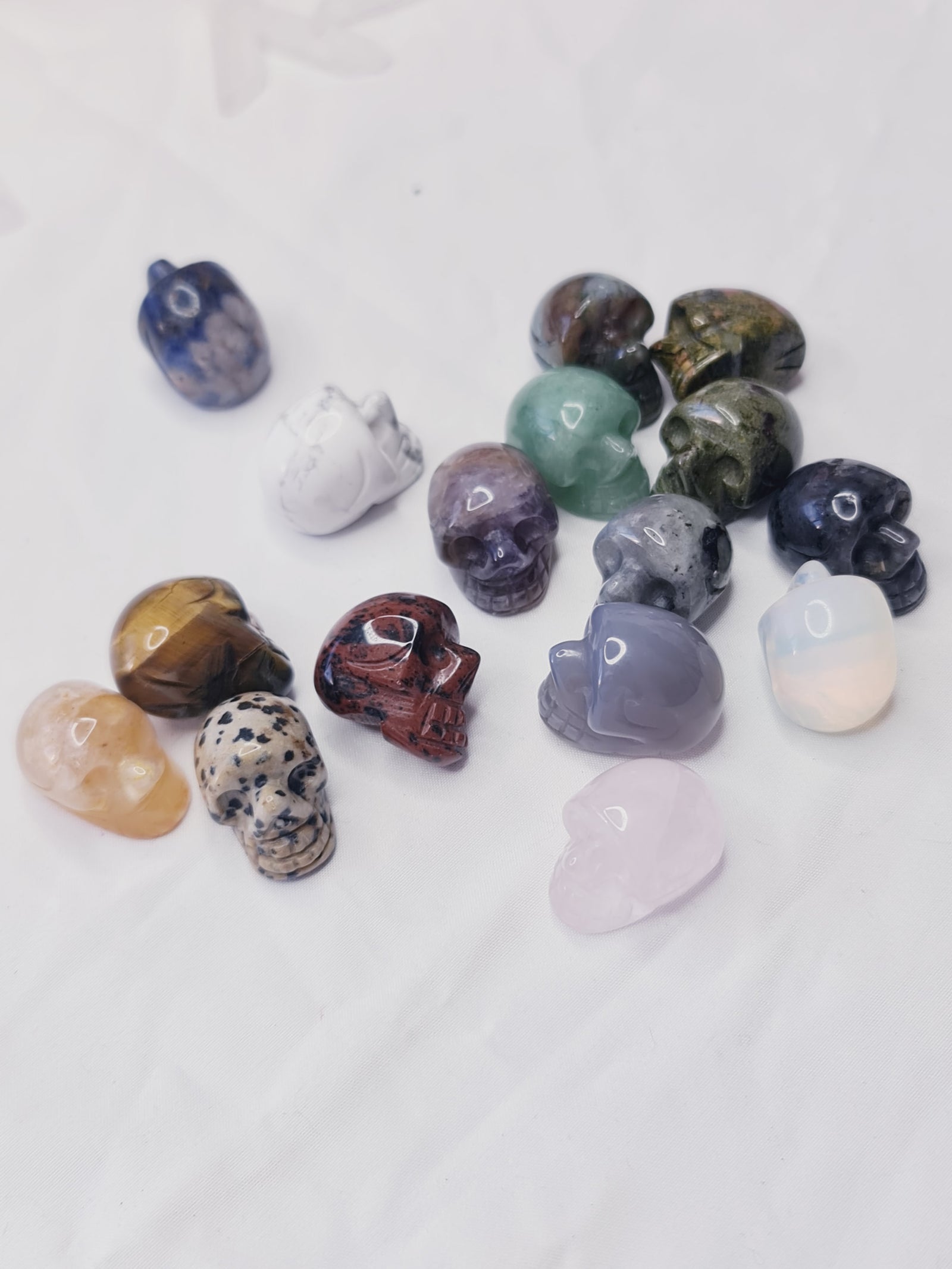 Mini Skulls - Mixed Stone