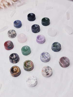 Sphere Stands - Mixed Stone