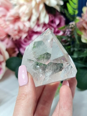 Clear quartz freeform