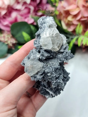 Sphalarite & Calcite #L