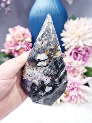 Mexican Crazy Lace Agate Flame Outcast