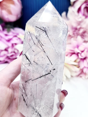 SUPER High Quality Black Tourmaline in Quartz