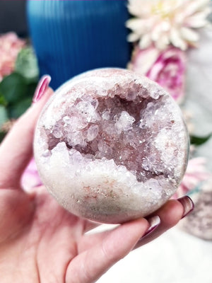 Pink Amethyst sphere *High Quality *