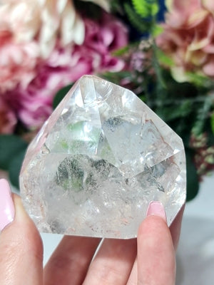 Clear quartz freeform