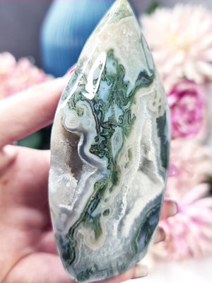 Moss Agate Flame