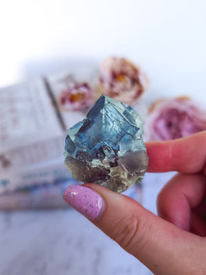 Blue Fluorite specemin. High Quality. Rare. #3