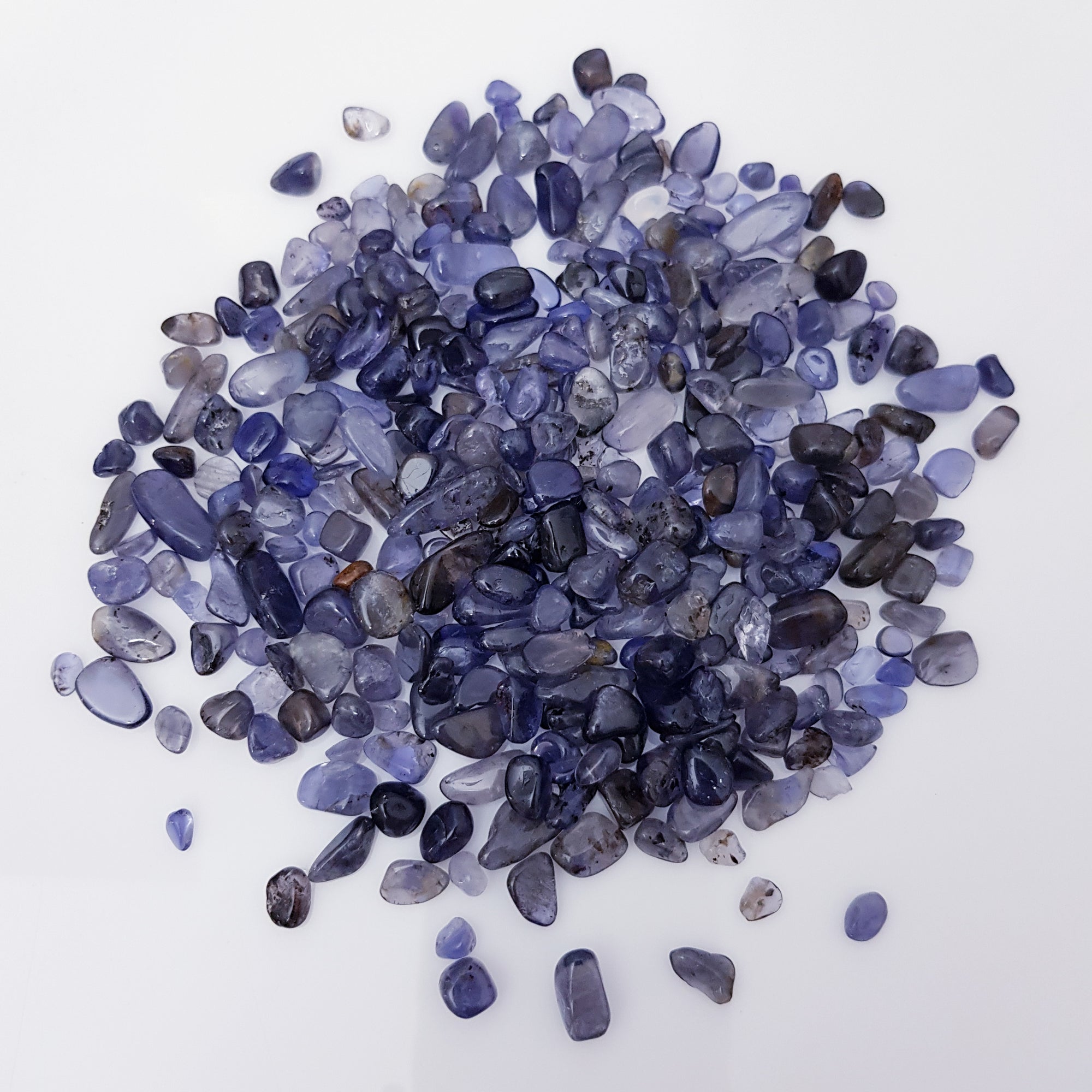 Iolite (Cordierite) crystal chips 100g