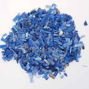 Blue kyanite crystal chips 100g
