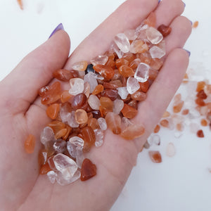 Carnelian crystal chips 100g