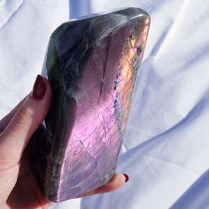 Purple & Pink Labradorite Freeform