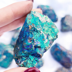 Chalcopyrite Rough (peacock ore)
