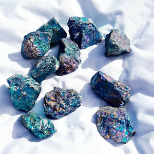 Chalcopyrite Rough (peacock ore)