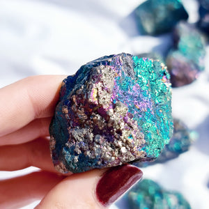Chalcopyrite Rough (peacock ore)