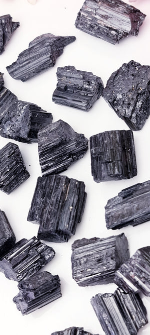 Black Tourmaline Raw pieces