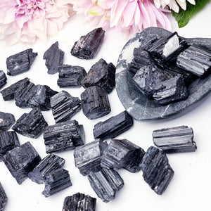 Black Tourmaline Raw pieces