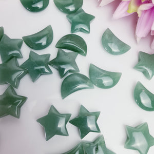 Green Aventurine Stars & Moons