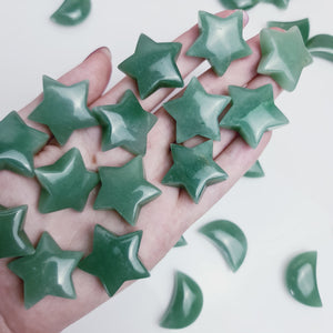 Green Aventurine Stars & Moons