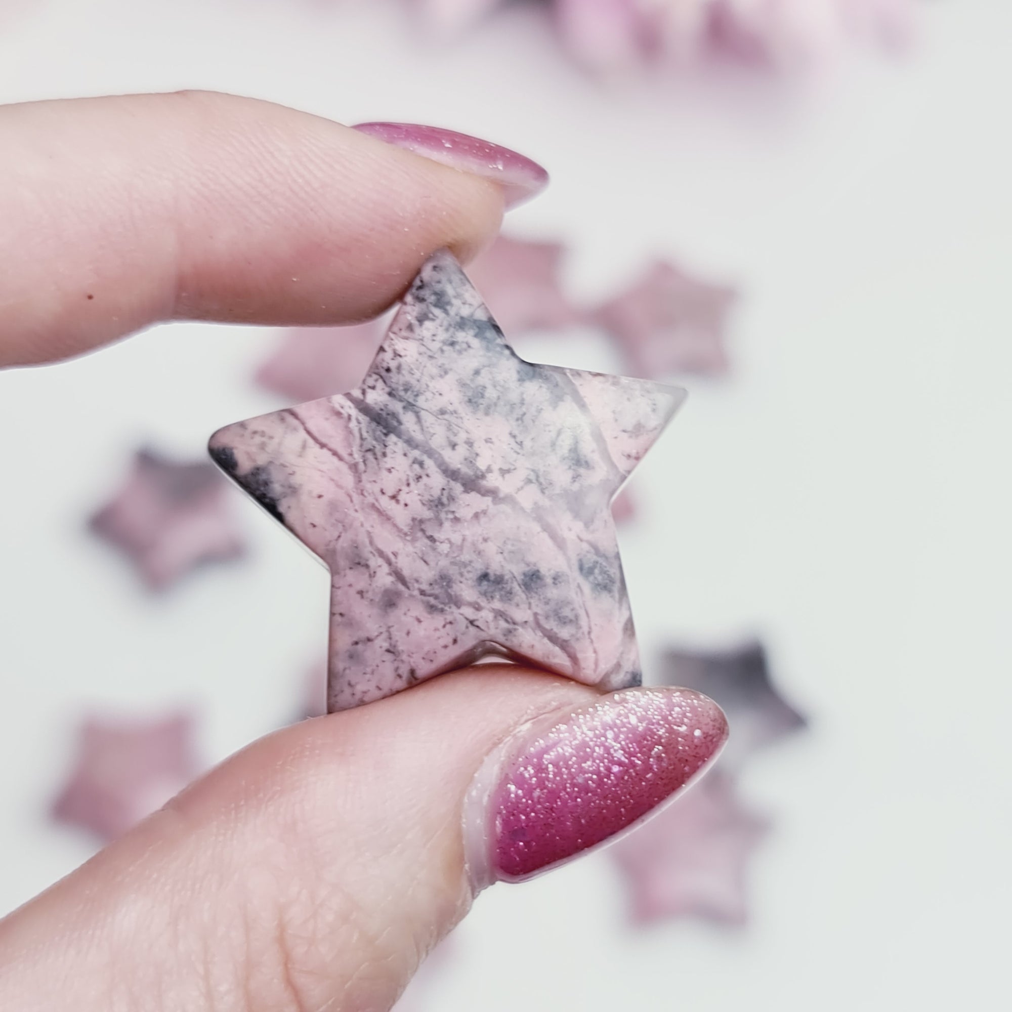 Rhodonite Stars